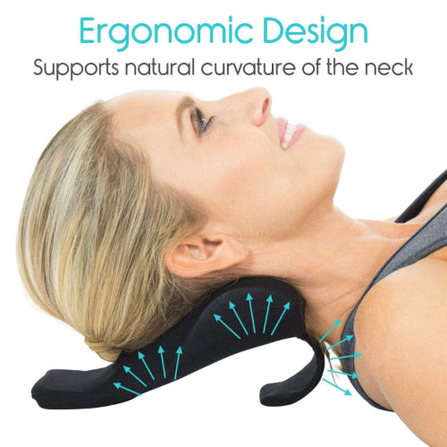 Vive Health Neck and Shoulder Relaxer, Foam, Washable Cover