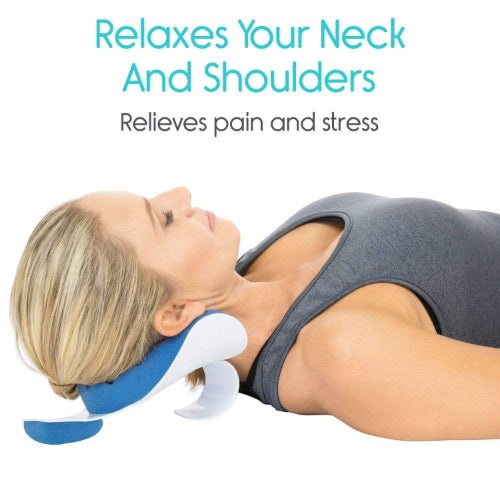Vive Health Neck and Shoulder Relaxer, Foam, Washable Cover