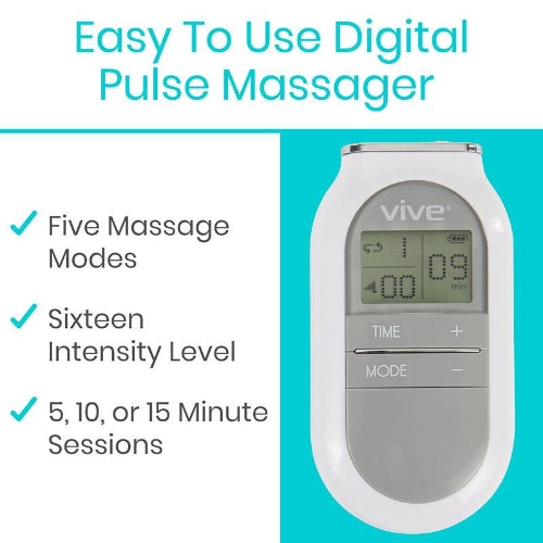Vive Health 6 Mode TENS Unit, Pain Relief, Digital Pulse Device