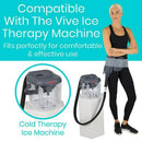 Vive Health Ice Therapy Machine with Replacement Universal Pad, Felexible Straps for Pain Relief