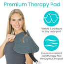 Vive Health Ice Therapy Machine with Universal Pad for Pain Relief and Swelling Control, 2 Pack