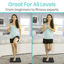 Vive Health Balance Trainer Pad for Physical Therapy, Home Workouts and Rehab Support, Cloud Marble