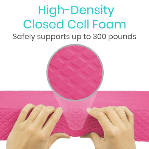Vive Health Balance Pad, 2.4 Inch, Pink