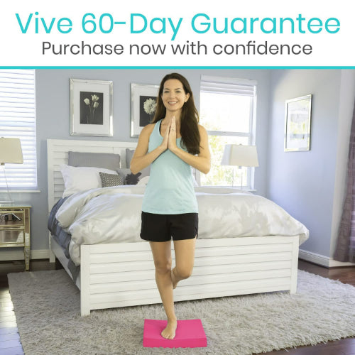 Vive Health Balance Pad, 2.4 Inch, Pink