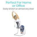 Vive Health Multi-Level Grooved Back Stretcher for Pain Relief and Lumbar Support