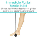 Vive Health Foot Roller Ball With Wooden Handles for Plantar Fasciitis Arch Pain and Heel Relief