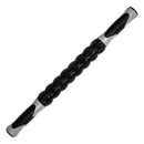 Vive Health Muscle Roller Stick with Textured Grip, Black and Silver, 17.7-Inch Length
