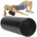 Vive Health Foam Roller, High-Density EPP for Massage and Exercise, 12 x 5.75 Inches, Black