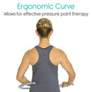 Vive Health Massage Cane with 8 Knobs for Trigger Point Therapy and Deep Tissue Massage, Gray