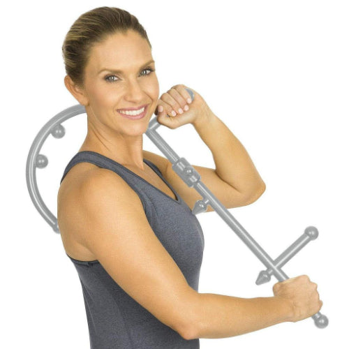 Vive Health Massage Cane with 8 knobs/Spikes, Gray