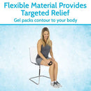 Vive Health Round Gel Ice Packs with Fabric Cover, Reusable Hot or Cold Therapy, 6 Pack