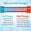 Vive Health Round Gel Ice Packs with Fabric Cover, Reusable Hot or Cold Therapy, 6 Pack