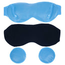 Vive Health Ice Eye Mask, Flexible, Nontoxic Gel with Straps, 2 Round Packs