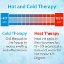 Vive Health Multipurpose Ice Wrap, Hot/Cold, Removable Cover, 14 x 13 Inches