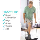 Vive Health Vibration Platform, Full Body Exercise with Adjustable Speeds and Resistance Bands