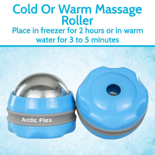 Vive Health Cold Massage Roller Ball, Warm/Cold, Pack of 2