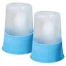 Vive Health Ice Cup Massager, Refillable 2-Piece with Spikes, 2 Pack
