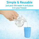 Vive Health Ice Cup Massager, Refillable 2-Piece with Spikes, 2 Pack