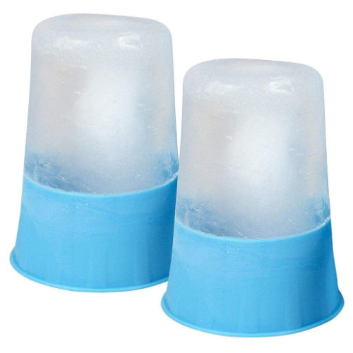 Vive Health Ice Cup Massager, Refillable 2-Piece with Spikes, 2 Pack