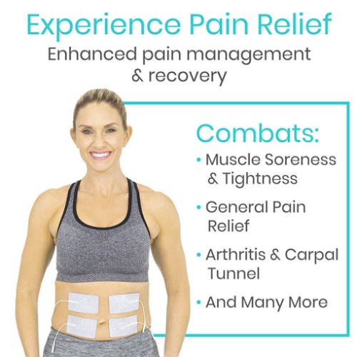 Vive Health TENS Electrode Pads – 40 Reusable Patches
