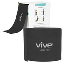 Vive Health Resistance Band Roll, 25 Yard Latex Stretch Band for Strength and Rehabilitation, Black