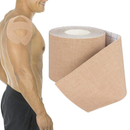 Vive Health Kinesiology Tape, 2 x 105 Inch Roll for Muscle Support and Pain Relief, Beige