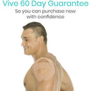 Vive Health Kinesiology Tape, 2 x 105 Inch Roll for Muscle Support and Pain Relief, Beige