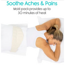 Vive Health Reusable Moist Heat Pack, Standard Size Pad for Pain Relief and Heat Therapy