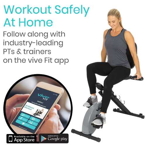 Vive Health X-Bike Foldable Steel Frame,  5'2-6'2 Inches