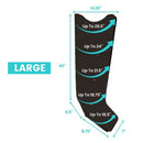 Vive Health Replacement Sleeves for Leg Compression System, Durable and Comfortable, Large