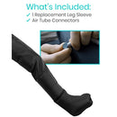 Vive Health Replacement Sleeves for Leg Compression System, Durable and Comfortable, Large