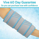 Vive Health Elbow Ice Wrap Replacement Packs, Hot and Cold Gel, 4 Packs