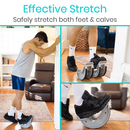 Vive Health Dual Calf Stretcher, Angled Foot Plate, Non-Skid Base, Pack of 2