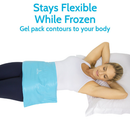 Vive Health Oversized Ice Pack, Nontoxic, Flexible Gel, 11 x 24 Inches