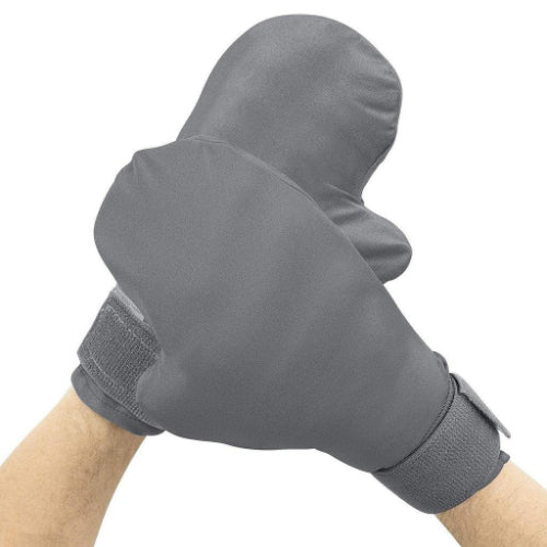 Vive Health Warming Mittens, Removable Covers,Gray 1 Pair