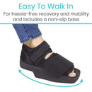 Vive Health Heel Wedge Post Operation Shoe, Men's 12.5 - 14 inches, X-Large