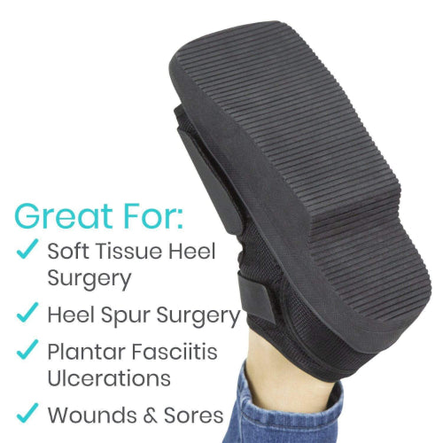 Vive Health Heel Wedge Post Operation Shoe,Women's 4-7 Inches