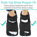 Vive Health Offloading Post Operation Shoe for Men, Foot and Ankle Injury Recovery, X-Large