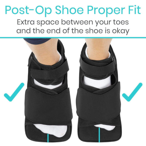 Vive Health Offloading Post Op Shoe,Men's 12.5-14 inches