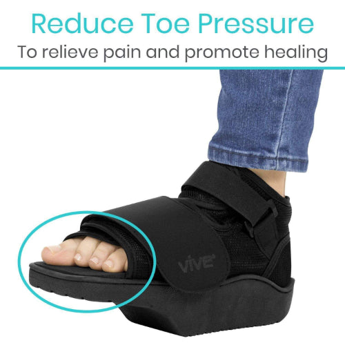 Vive Health Offloading Post Op Shoe,Men's 12.5-14 inches