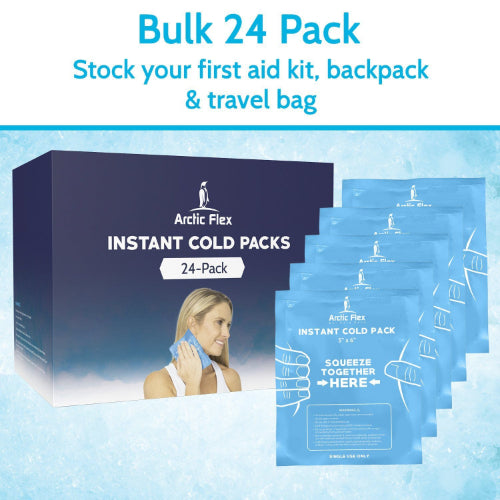 Instant Cold Packs, SingleUse, 24 Pack