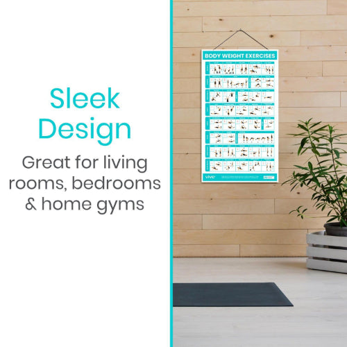 Vive Health Bodyweight Workout Poster