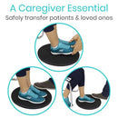 Vive Health Transfer Disc, 360° Rotating Nonslip Platform for Safe Patient Transfers and Mobility