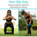 Vive Health Fabric Resistance Bands for Fitness with Carry Bag