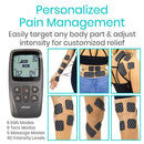 Vive Health EMS TENS Unit – 22 Modes, 8 Electrode Pads – customizable intensity and versatile therapy. Moovkart
