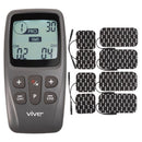 Vive Health EMS TENS Unit – 22 Modes, 8 Electrode Pads – Dual therapy for muscle and nerve relief. Moovkart