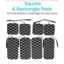 Vive Health EMS TENS Unit – 22 Modes, 8 Electrode Pads