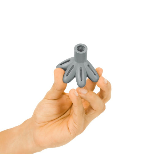 Vive Health Massage Cane with Interchangeable Heads, Gray
