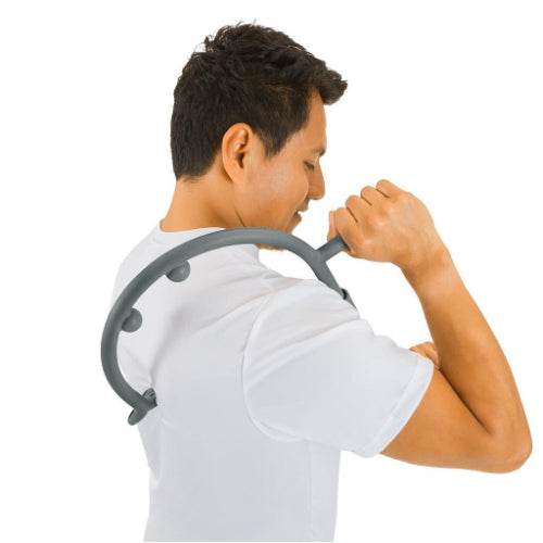 Vive Health Massage Cane with Interchangeable Heads, Gray
