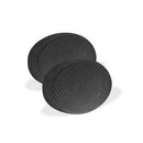 Vive Health Oval Balance Pad, Textured TPE Foam For Stability Training And Rehab, Black 2 Pack